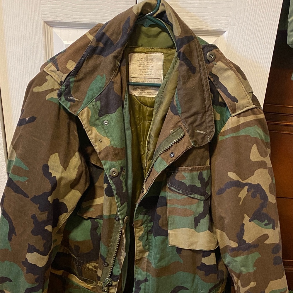 U.S. Army Green Camouflage Field Jacket